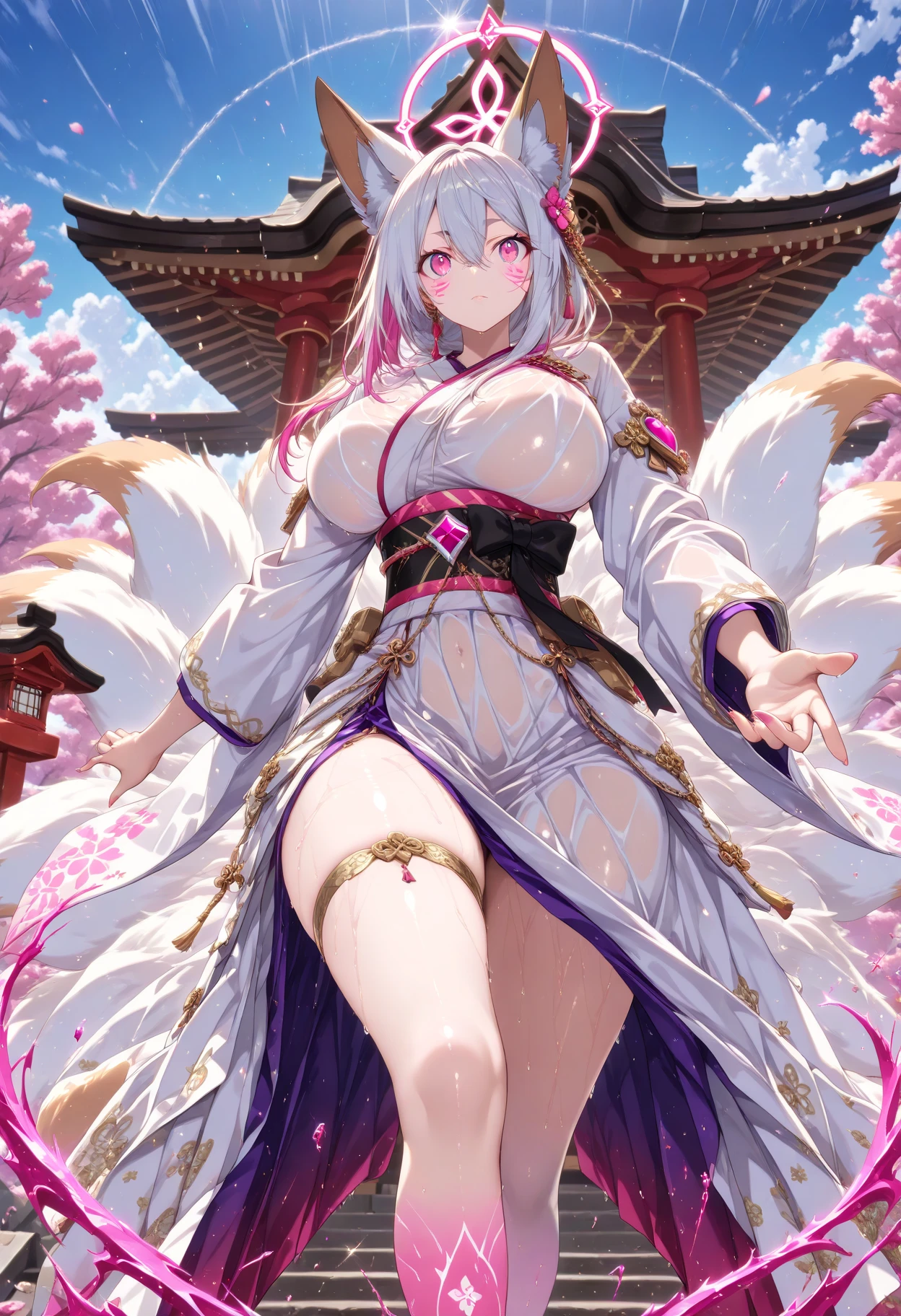 sexy woman with ridiculously huge breasts, at a beach, tropical setting, beach, long hair, flower ornament in hair, (((pink silver gradient hair))), (((((((super massive unbelievably large I cup breasts that are the largest in the world))))))), ((((disheveled clothing)))), ((((fully naked)))), ((((((gradient hair)))))), ((perfectly round areole)), ((((perfectly round nipples)))), ((((extremely large nipples)))), ((((perfect nipples)))), ((((seductive poses)))), flowers around border, (((extreme resolution))), (((high resolution))), ((ultradetailed eyes)), (((larger pussy slit))))