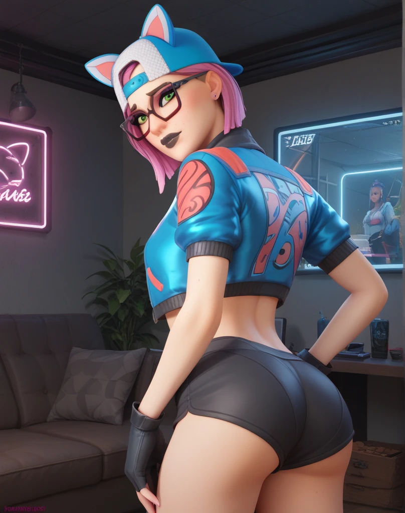 naked, topless, (owkiriko), kiriko \(overwatch\), green hair:0.7, red fox helmet, red sneakers, sexy pose, blushing, slutty bikini, string bikini, microbikini nsfw, tits, ass, sexy, realistic, realism, photorealism, photo-realistic, high contrast, (photorealistic:1.4), 8k high definition detailed realistic, (best quality, masterpiece:1.2), NSFW, photon mapping, radiosity, physically-based rendering, best quality, highly detailed, 1girl, pat pussy, cameltoe, bending over, ass, 
