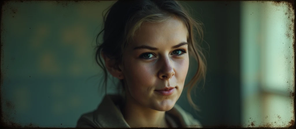 award winning photo of a 20yo woman wearing half unzipped dirty green coveralls and tanktop, toothy smile, medium bronze bun hairstyle, (small toned breasts:1.5), detailed hazel eyes, highly detailed, fine detail, intricate, dirty spaceship engine room background, oil stains, <lora:JewelStaite:1.0>