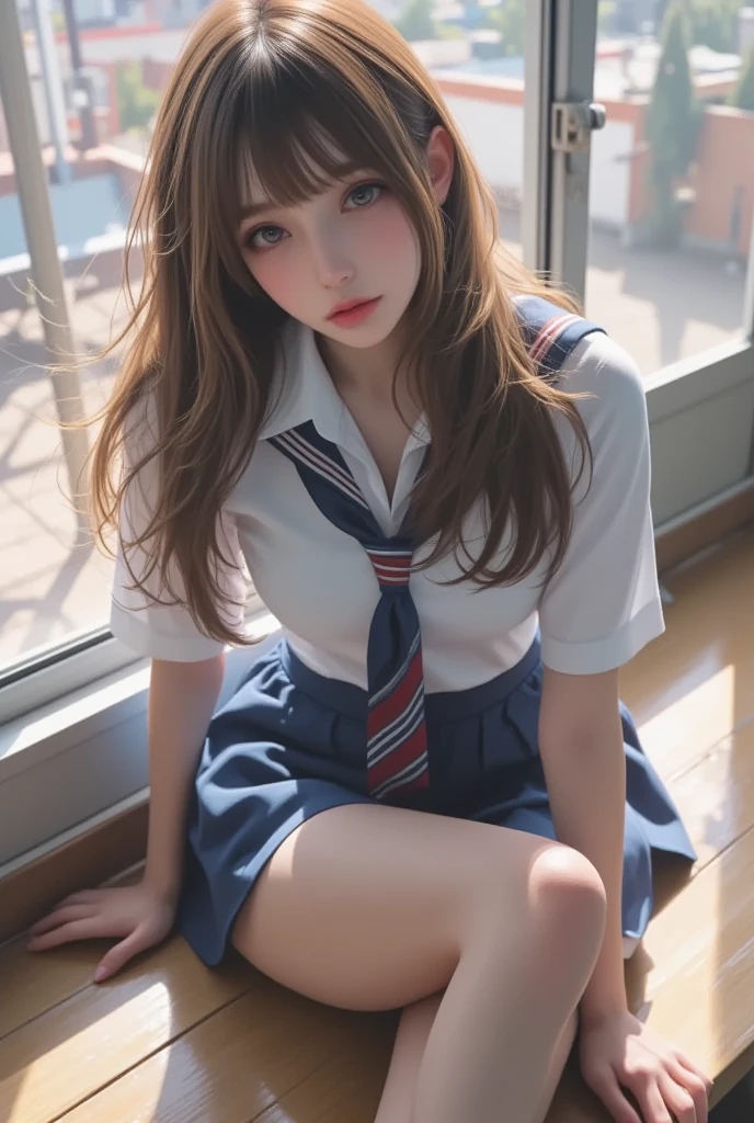 nsfw, 2girls, nude, ass up wait, schoolgirl, skirtlift, legs open, slit_pussy, perfect pussy, cum, pussy juice, cumdrip, cum in pussy, (masterpiece: 1.4), (8K, realistic, raw photo, best quality: 1.4), Japanese girl, beautiful cute face, (real face: 1.4), beautiful hairstyle, realistic blue eyes, beautiful detail eyes, beautiful small breasts, (real skin: 1.3), beautiful skin, attractive, ultra high resolution, illustration, ultra realistic, school uniform, school bag, short black hair, bedroom