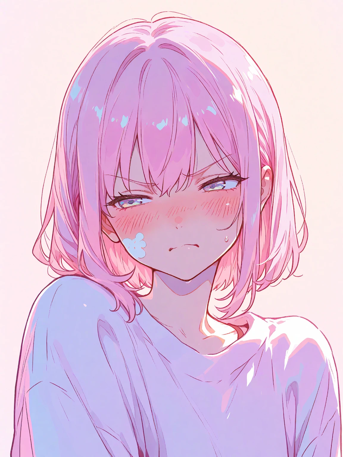 pink hair