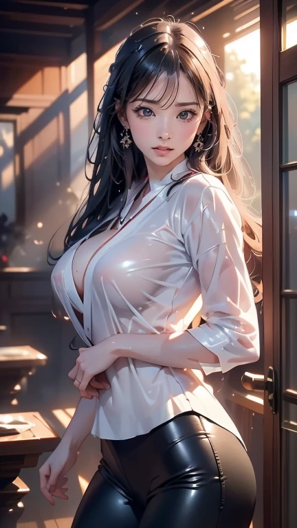 (Highest quality:1.4), High resolution, masterpiece,, One girl,, Black Hair, Purple eyes, (Kemomimi), Medium chest, Naked thin thighs,, hair ornaments, (Nurse's clothes), blush,, lanthanum, shrine,, Detailed face,