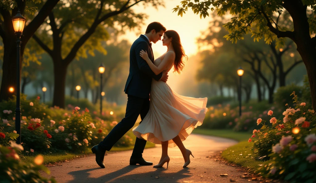 Young couple kissing, 1boy and 1girl, profile, volume light, shadow, best quality, ultra-detailed, adorable, 8k, 4k, 2k