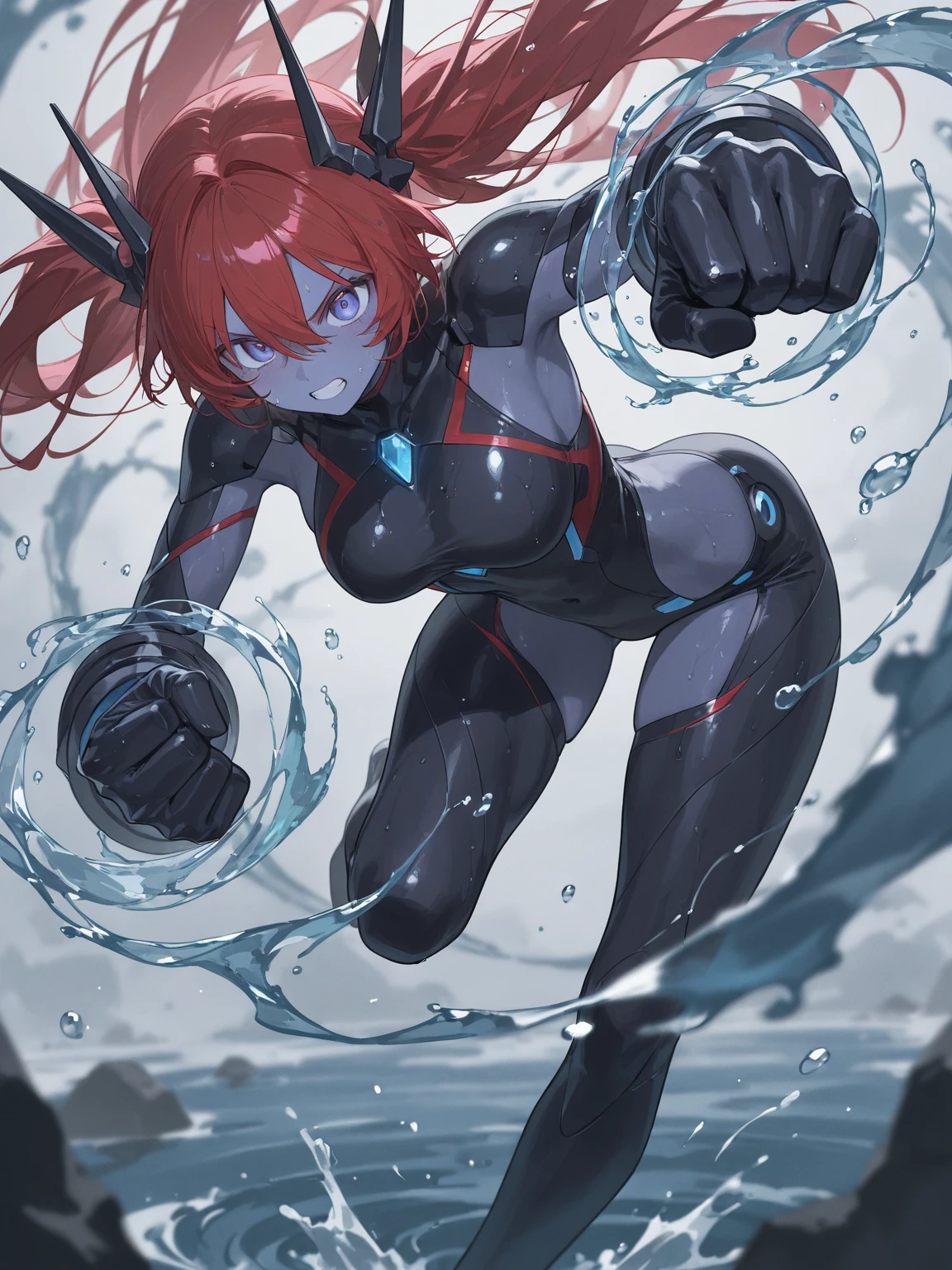 1girl, solo focus, superhero, leotard, highleg leotard, bare legs, boots, brown hair, spinning her body in rapid speed like a tornado, wind swirls, rapid gyration, tornado spinning girl, tornado spin, turning to a whirlwind, ultra highres, absurdres, beautiful face, detailed eyes, symmetric eyes, {{only five fingers}}, tornado winds, straight legs, tornado swirls, tornado, super spin