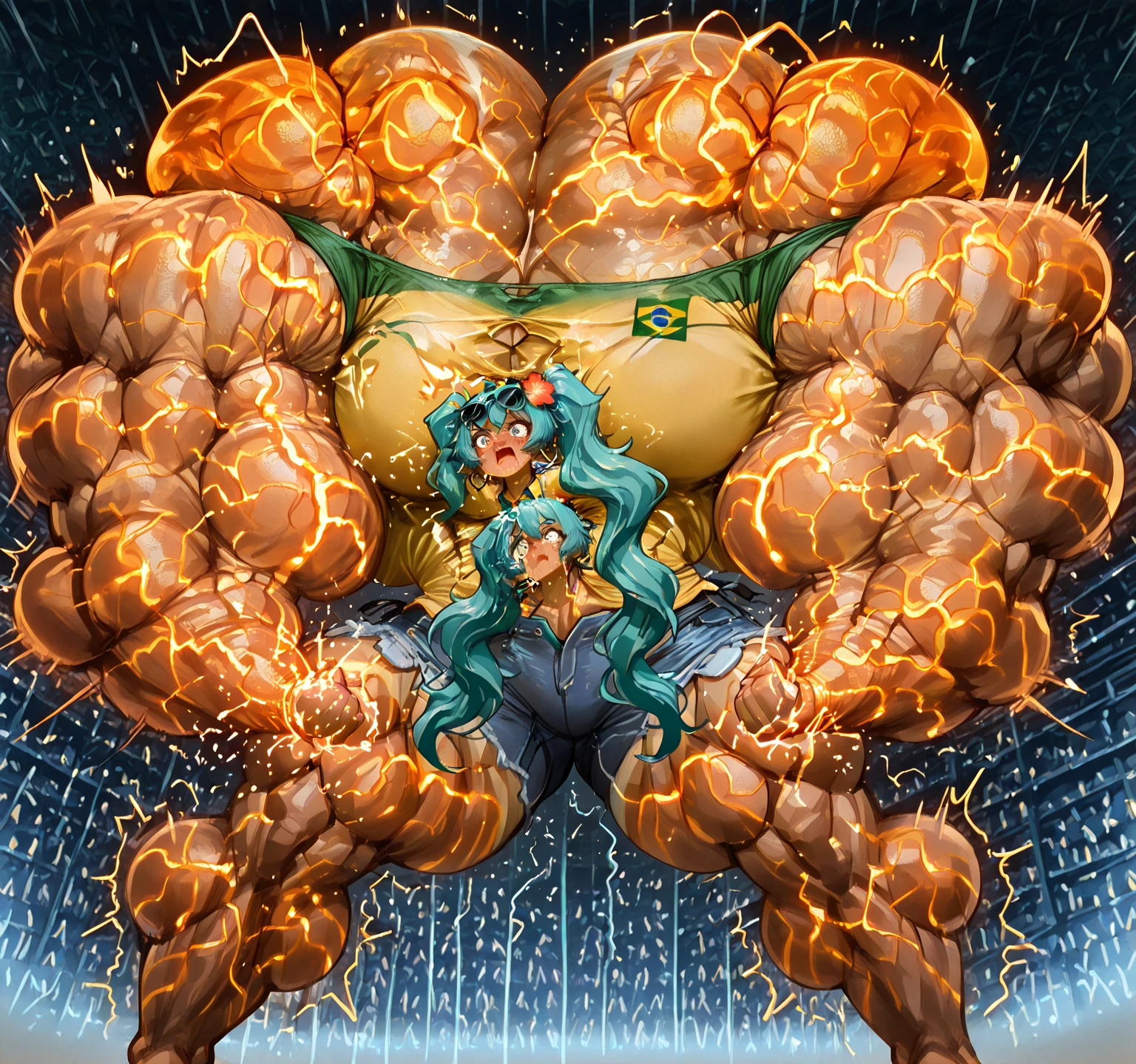 4k, high resolution, best quality, perfect lightning, perfect, solo, anthro, young, boy,white wolf:2.0, furry body, (fluffy mane:1.2), fluffy tail, male, adult, (bulky2:0, thick muscles2:0, huge muscles:2.0, hyper muscles:2.0), (thick biceps, veiny biceps, broad shoulders:2.0), (thick legs, thick calves:1.1), (digitigrade legs, 4 toes:1.2), perfect colors, (photorealistic fur, detailed fur, epic, masterpiece), (suggestive posing:1.2), (seductive smile, lustful grin 1.3), detailed city alley,detailed wolf eyes:2.0, by k0suna, by darkgem,nipple ring,hyper arms:2.0,veins,white body,white fur,hyper butt:2.0,hyper paws:2.0,standing,thick legs,thick butts:2.0,sweat body:2.0,massive butt:2.0,black hat,hyper ass:2.0,huge ass,long legs,juicy butt:2.0,butt like a wall ,butt with colorful patterns:2.0,wide butt,hyper wide butt,heavy butt:0.2,thick butt:0.7