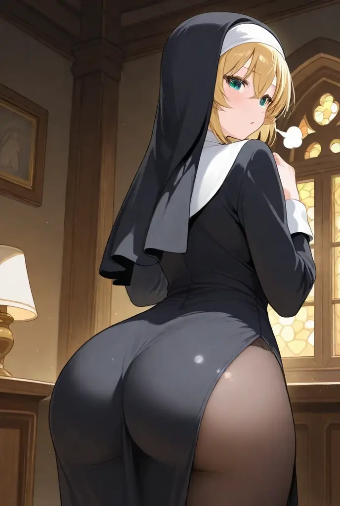 Masterpiece, Superior image quality, high resolution, 4k image,photo and gross, photorealistic, Very detailed face, 1 young 15 year old girl completely naked, view from behind, doggy position, on all fours, showing the ass, perfect ass , perfectly drawn naked body, pale skin, shy expression, beautiful face, long blonde hair, 4k eyes, very detailed eyes, choker: 1.6, show details in the eyes, large elegant illuminated room