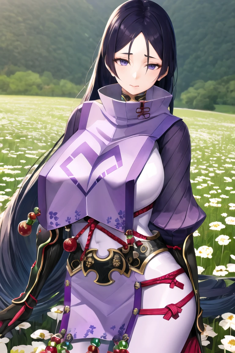 (masterpiece, best quality), intricate details,
1girl, <lora:qin liangyuV1:0.8> qin liangyu, bun cover, double bun, green ribbon, green eyes, black hair, short hair, sidelocks, bodysuit, white cape, fingerless gloves,
