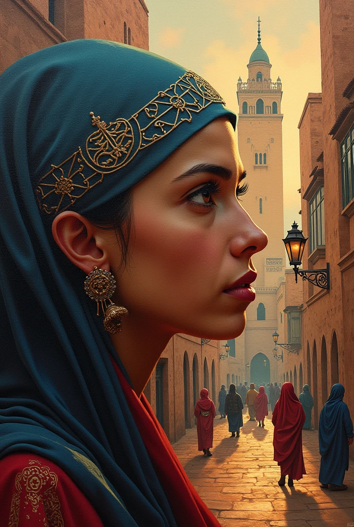 A fictional picture that describes the psychological state of Moroccans ...