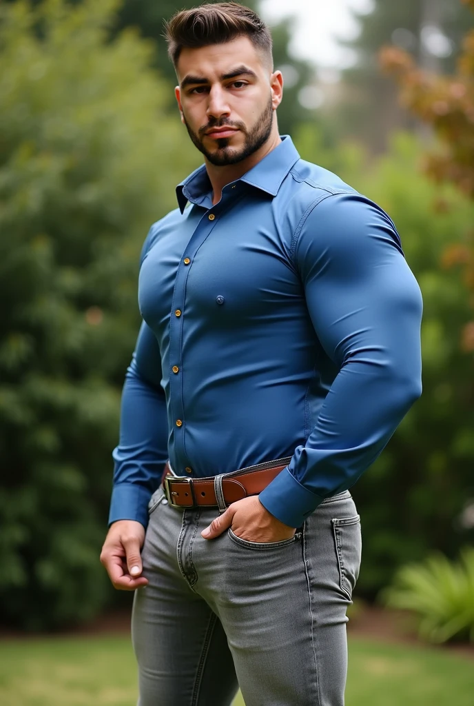 Um homem musculoso