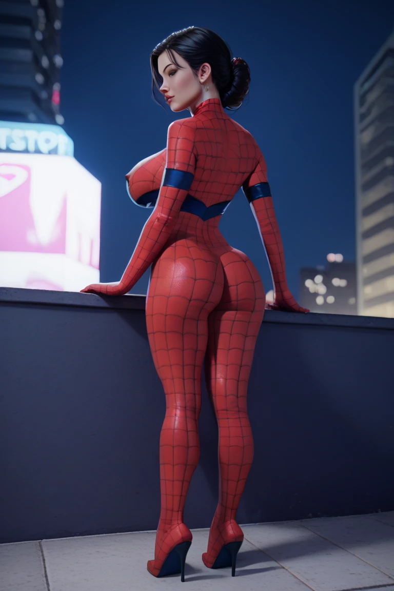 skinny Redhead girl with sexy thin waist, hot big ass, ultra realistic photo, perfect woman, Goddess, erotic expression, perfect and detailed face, perfect leftovers and lighting on her face, (she wears a torn Spider-Man outfit showing her perfect breasts ), dressed as Spider-Man from Marvel Comics, on top of a building crouching showing her marked pussy, city full of buildings and a chimney emitting black smoke, Cinematic, (ultra realistic), (illustration), (very high resolution) , (8k), (very detailed), (best illustration), (best quality), (ultra detailed), (masterpiece), alone, (Dynamism), she wears a futuristic jacket, perfect American goddess, Beautiful innocent girl , (Spider-Man's torn clothes, with her beautiful huge and long breasts showing, giant pointy breasts), breasts coming out of the clothes and showing, swimsuit marking her pussy and showing her pubic hair, erotic hottie, naked showing her breasts, semi naked, breasts sticking out of clothes