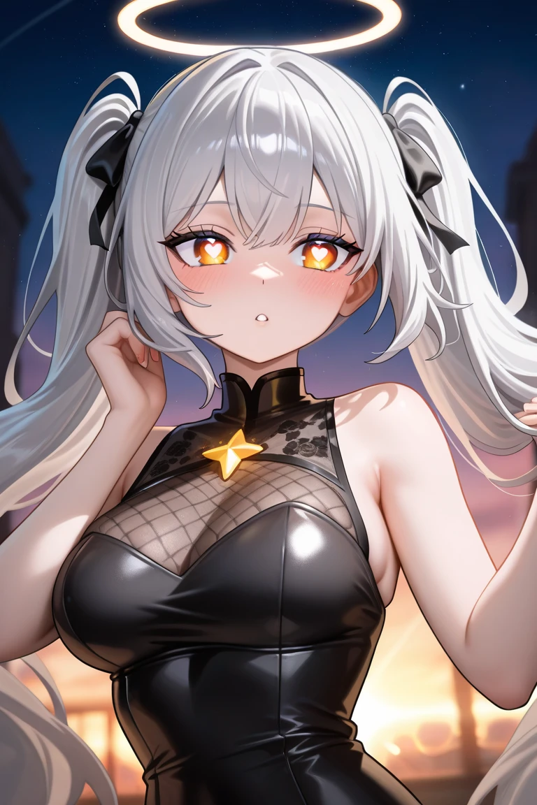 SkirkGI, red eyes, long hair, white hair, blue hair, hair ornament,
BREAK ((yellow bikini:1.5))
BREAK view from below, morning city, street,
BREAK (masterpiece:1.2), best quality, high resolution, unity 8k wallpaper, (illustration:0.8), (beautiful detailed eyes:1.6), extremely detailed face, perfect lighting, extremely detailed CG, (perfect hands, perfect anatomy),