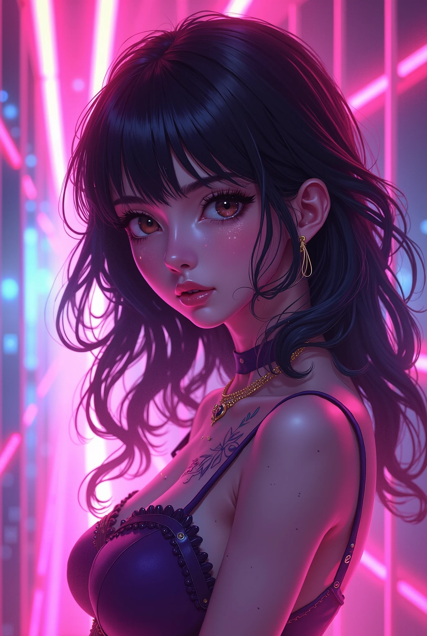 Seductive psychedelic horror, Trippy Hentai, Body horror, Sex, Real breasts, Surreal Sex, LSD trip, Sensual, Psychedelic Sex, provocative, Colorful, Glowing