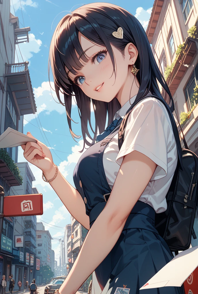 Woman holding a wallet