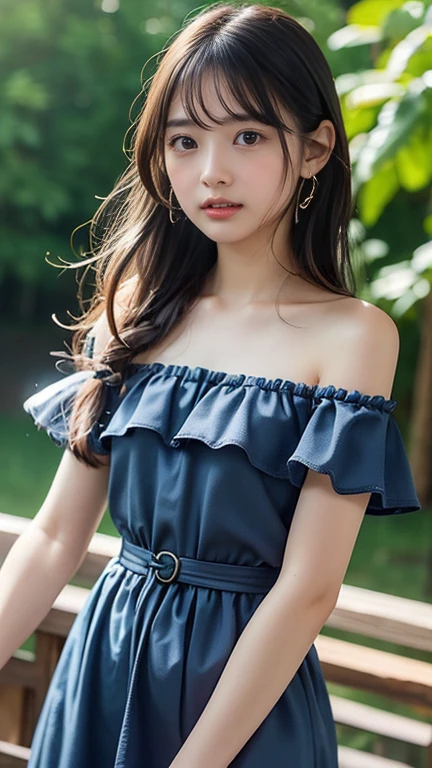 ((Attention to detail)),(Super detailed), 非常に詳細な CG ユニティ 8K 壁紙, Highest quality, 8K, 11 years old、girl、Two people、Fluffy long hair,、Mid-chest、((Beautiful Skin))、((Beautiful legs))、((Thin legs))、((smile))、sea,Summer outfit、Face Up、
