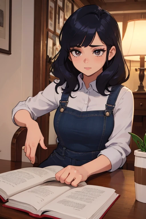 Estudiante varonil. Abraza a su esposa que es profesora milf de cabello negro. Y tienen relaciones en su departamento.
