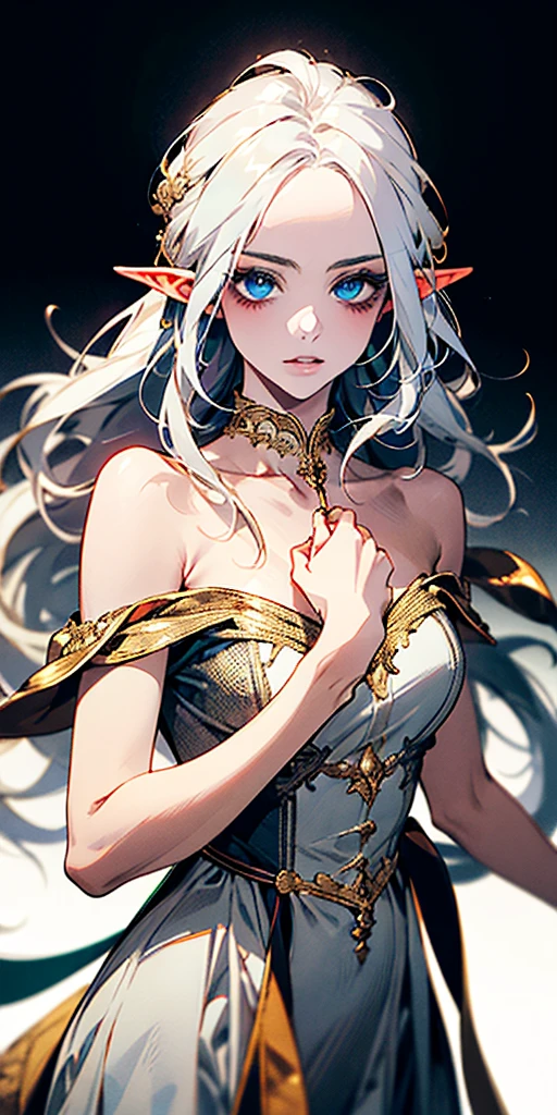 (((FULL HUMAN BODY))), (CLOTHES), (NOT NAKED)((Character design sheet, same character, FRONT, SIDE, BACK)), (((CONCEPT CHARACTER))), illustration, illustration, perfect quality, has a clear focus (masterpiece: 1.2 ), different expressions (1.3), various expressions, happy, smiling, cute eyes, (FULL HUMAN BODY), White skin, dark brown eyes, ((neck-length hair)), SHE is happy, adventurous, (bokeh) (best quality) (Skin detail: 1.3) (intricate details) (8K) (Eye detail) (Sharp focus), WHITE BACKGROUND, no background);