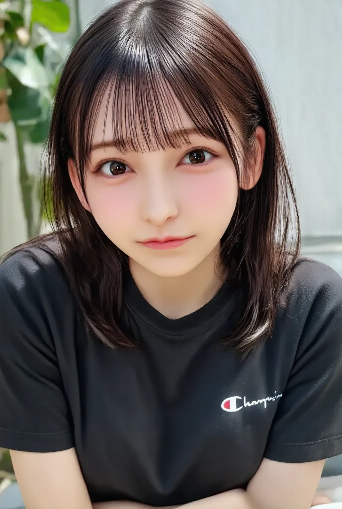 best quality, ultra high res, (photorealistic:1.4), oversized jacket, white shirt, <lora:liyuuLora_liyuuV1:0.8>, facing camera, closeup