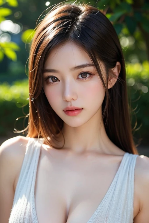 ((Highest quality)),(超High resolution),(Very detailed),(Detailed Description),((The best CG)),(masterpiece),Ultra-detailed art、(Highest quality、8k、32K、masterpiece)、(Realistic)、(Realistic:1.2)、(High resolution)、Very detailed、Very beautiful face and eyes、1 female、((:1.3))、Tight waist、Delicate body、(Highest quality、Attention to detail、Rich skin detail)、(Highest quality、8k、Oil paints:1.2)、Very detailed、(Realistic、Realistic:1.37)、Bright colors、