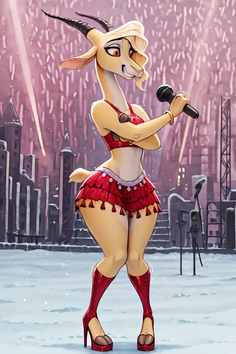 Poodle stripper bikini dancing