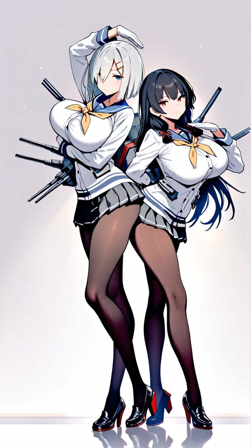 (Very delicate and beautiful:1.2)super model,,Big Breasts,Beautiful breasts,voluptuous,【bike shorts】,,【3girls】,,Highest quality, High resolution, 8k,Twin tails.mini skirt.Kunoichi.Ninja