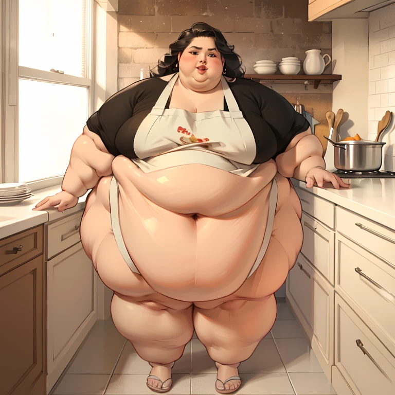 Salma Hayek, two fat girls, at a buffet, surrounded by food, lots of fast food, hamburgers, girls groping each other, eating, naked, no clothing, no shirt, , no bra, (no clothing:1.5), huge breasts, gigantic breasts, (gigantic breasts:1.9) fat belly, (fat belly:1.5), extremely fat, immobile, too fat to move, ssbbw, (ssbbw:1.9), extremely overweight, mounds of fat, piles of fat on her belly, belly stuffed full of food, lesbian girls, duo, girls groping each other, blushing, aroused face, sweating,
