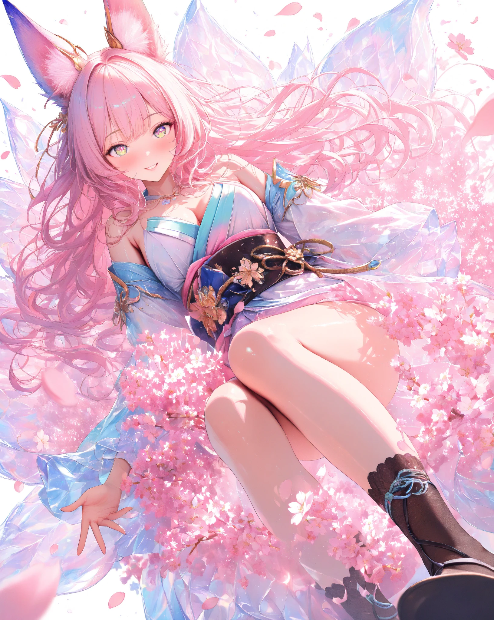 "The cherry blossoms bloom, dancing in the wind, as technology and gaming intertwine in a whimsical harmony." --auto --s2
