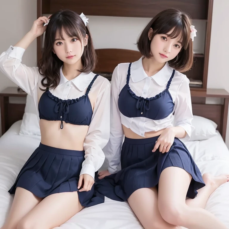 (((Lift the skirt bigger and bigger,、Show your panties to the camera)))、(((Dark blue school uniform、White blouses、Cute white white short sleeve blouse with red ribbon、1girl in、Japanese ido、20yr old、short loose socks、dark brown loafers)))、ultra-detailliert、masterpiece、top-quality、超A high resolution、8K high image quality、Photogenic clarity、Real live-action、(((The panties are light blue panties made of lace material.、String panties)))、(((See all panties)))、(((The skirt is definitely worn)))、(((Lift skirt hem)))、A detailed eye、gradients、Spring outdoor、Exclusive Cafe、huge tit、perfect anatomy body proportions、nffsw , Nikon Z9 80mm Lens , masutepiece、Model Standing、Tiny panties、Small micro panties、Pubic hair can be seen through the lace of the panties、Sit in a triangle with your thighs slightly inward、Focus on panties、too bright natural light、Detailed lace panty pattern、black panties that dig into the pussy、(((Lifting skirt while standing to show off panties to camera)))、(((Beautiful alignment and snow-white teeth)))、Ultra slim body Gcup bust、Body shape of slim model、Beautiful posture、20yr old