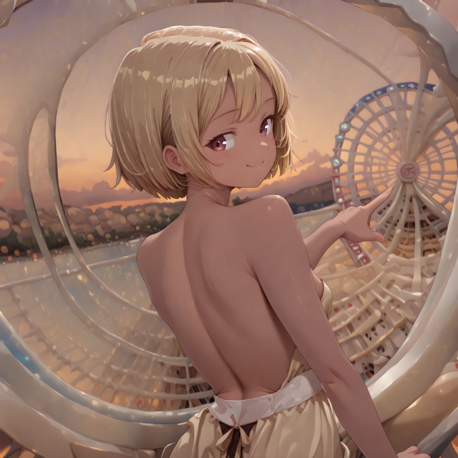 No clothes、Show your belly、Very Short Hair、Slender、8k,非常に精細なCGユニットのwallpaper, masterpiece,High resolution,Highest quality,Highest quality real texture skin,Surreal,Increase the resolution,RAW Photos,Highest quality,Very detailed,wallpaper,Cinema Lighting,Ray-tracing,Golden Ratio, break ,Many stars shine beautifully in the winter night sky., Long exposure of the starry sky、Many circular orbits are visible in the image., Silhouette of a young woman、Looking up, Photo taken from a distance, Picture below, Beautiful kaleidoscope-like multiple exposures overlapping each other、Pink Tank Top、Blonde、Blonde Hair、Very Short Hair、Cat ears of the same color as the hair、Pink Panties、Slender、sneakers、Turquoise Eyes、Flat Chest、Big white flower hair ornament、Flat stomach、Fold your hands behind your head to show your armpits