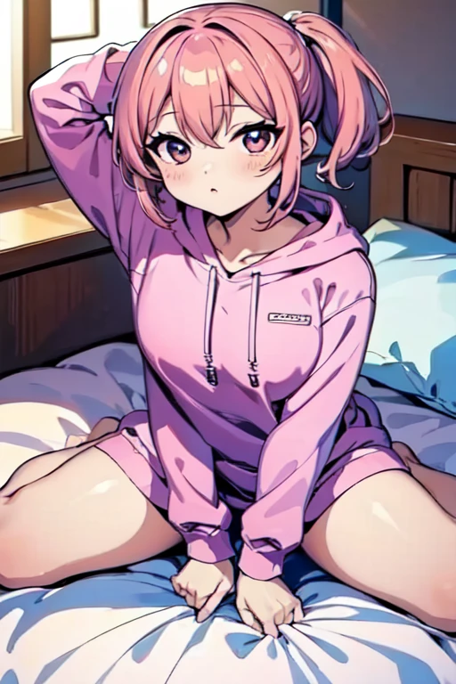 seesucker shirt no panty show pussy