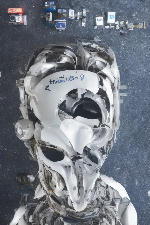 Cyberpunk-style mechanical prosthetic arm, intricate hydraulics & carbon fiber plating, glowing blue joints, realistic wear & tear, futuristic lab background, 8K ultra-detailed.