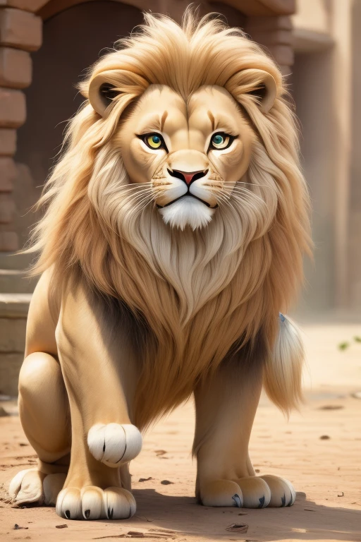 a little lion