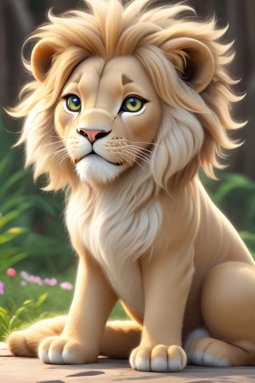 a little lion