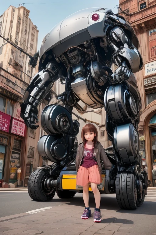 a huge car