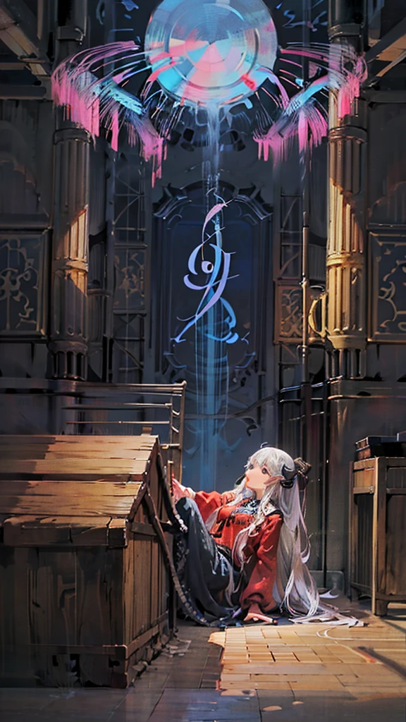 Beautiful girl with wavy long hair,Dressed in a bohemian style,Holding a whiteboard with the words "I Love SeaArt Infinity",and show the audience