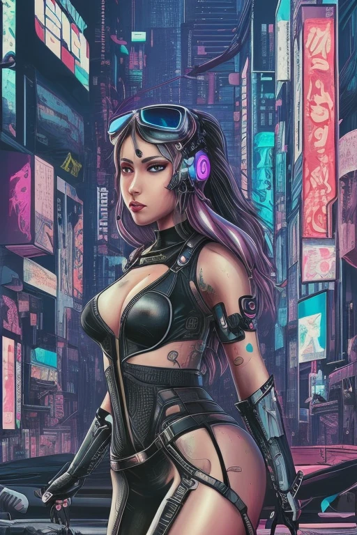 Cyberpunk girl