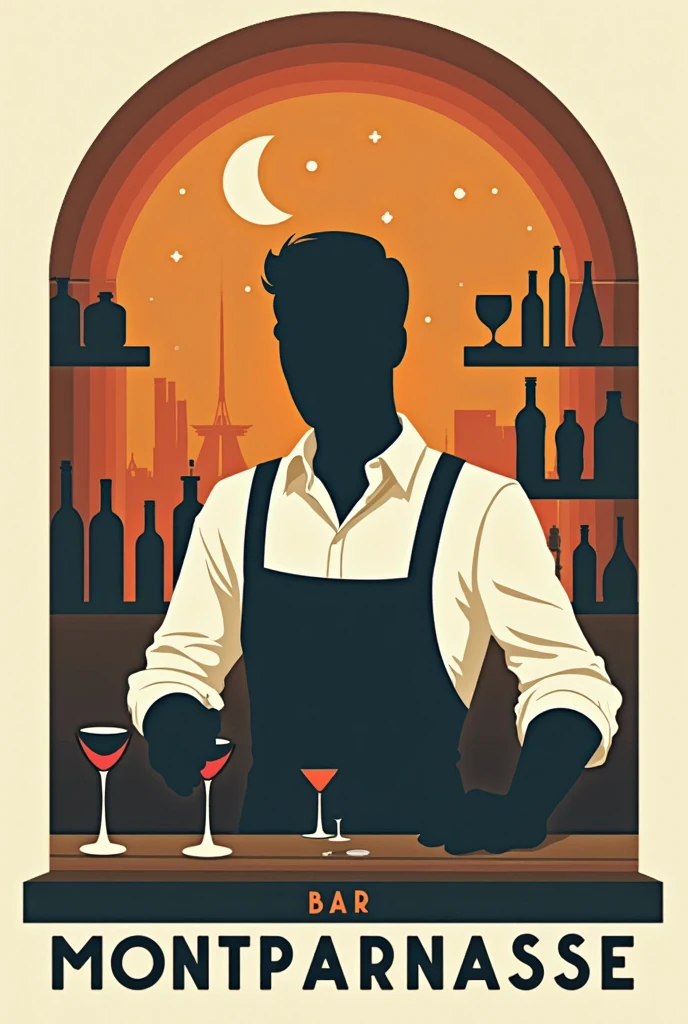 Réaliser le design d’un tee t-shirt représentant un bar restaurant audiophile de musique sélectionnée de très bon goût ou l’on vient se restaurer et écouter de la super musique