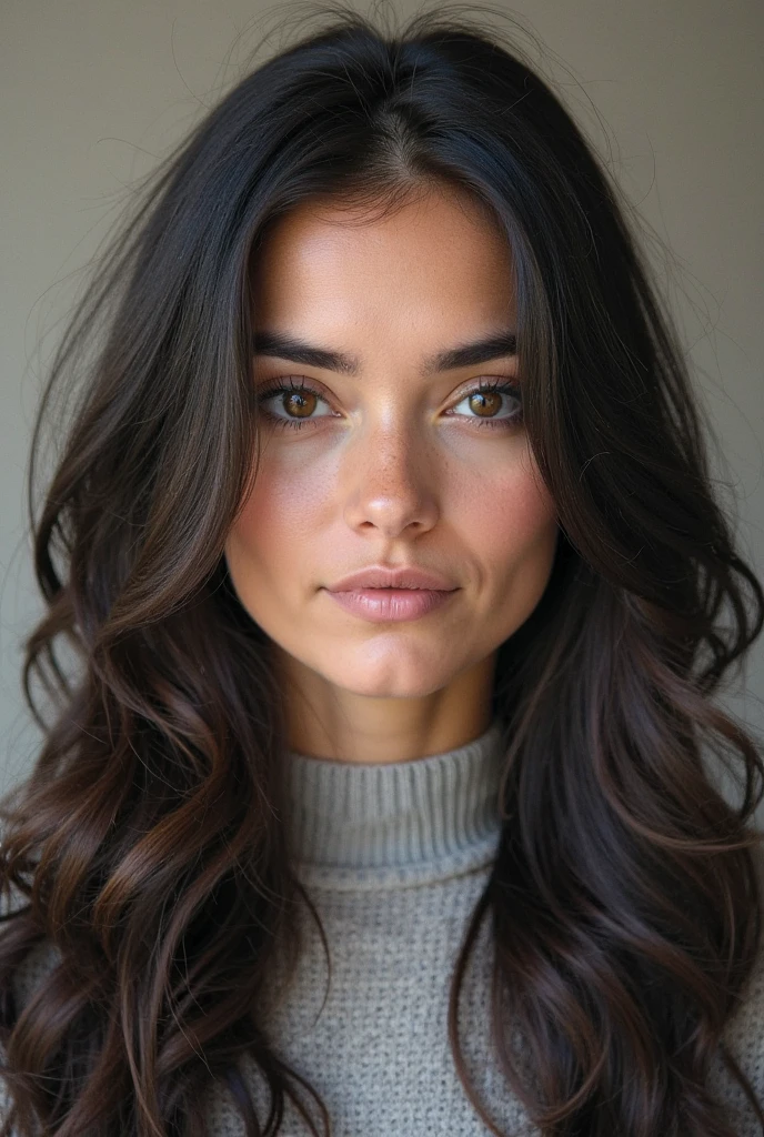 photo of (1nd1areyn0lds:0.99), a woman, RAW, close portrait photo, long brown coat, turtleneck, long haircut, slim body, (high detailed skin:1.2), 8k uhd, dslr, soft lighting, high quality, film grain, Fujifilm XT3 sharp focus, f 5.6