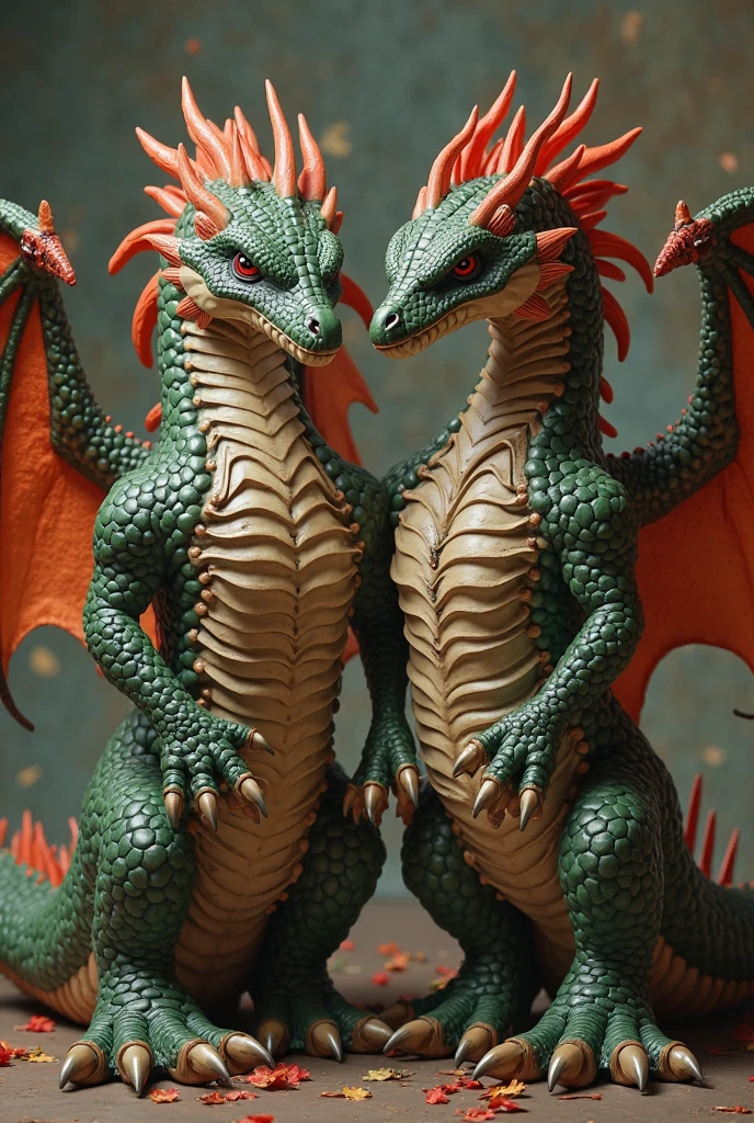 ((((duo:1.2)))), ((((dragon, dragon, feral)))), standing on table, indoors, masterpiece, high quality, realistic, detailed background, ((((side view, anal)))), ((((hyper, equine penis, doggystyle, stomach bulge, hyper equine penis penetrating anal, hugging back, cum, standing on table, raised tail)))), ((((hugging back, from behind))))