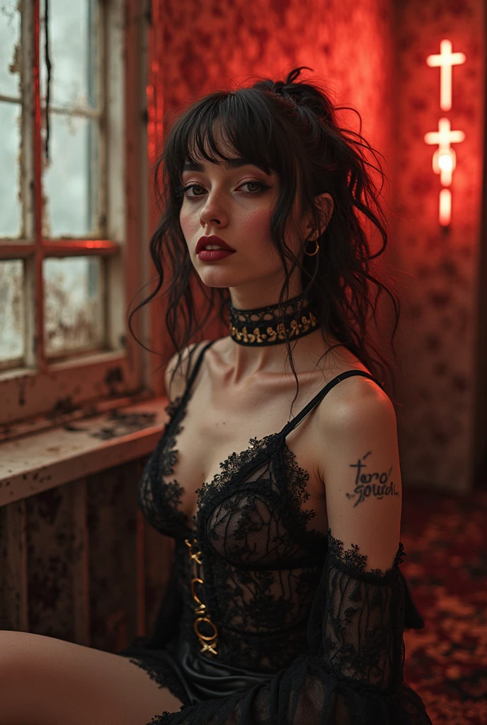 Goth girl doing anal