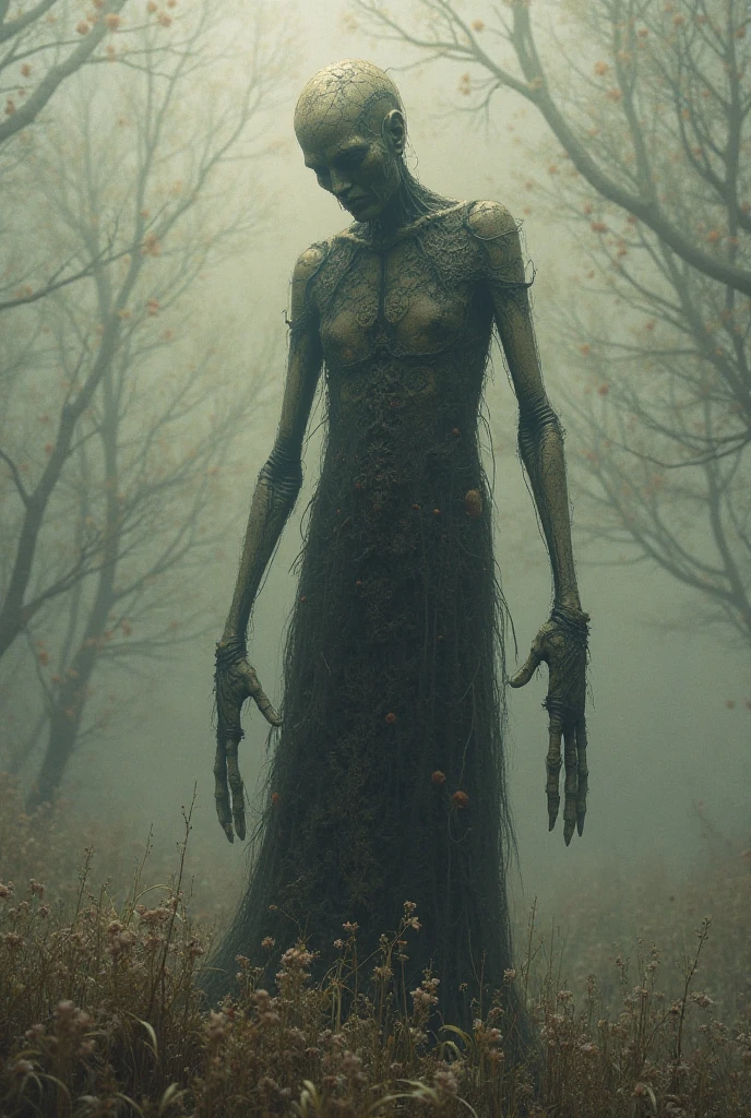 full body length shot, oldest fairy who can't almost fly,Stone Forest in Yunnan Province of China,Giethoorn of Netherlandsnatural skin textures, hyper realisitc, hyper detailed,Extremely detailed,High contrast,Realistic, back view,full body length,evil ghost of Hobgoblin,once pretty face,intricate details,realistic humid skin,extremely intricate details,anatomically correct, eyes extremely detailed, high detailed eyes,High contrast,Ultra HD,Retina,HDR,photo,Masterpiece, natural skin textures, hyper realism,hyper detailed,Realism,Ultra Detailed,irina yermolova, close full body shot,16K resolution,RAW, Nikon Z9,full body length,charcoal goblin,native irish,ominous landscape,niobium radioactive atmosphere, Simon Stalenhag,Nicola Samori,Wangechi Mutu,jibaro,mummy wrapped in white bandage