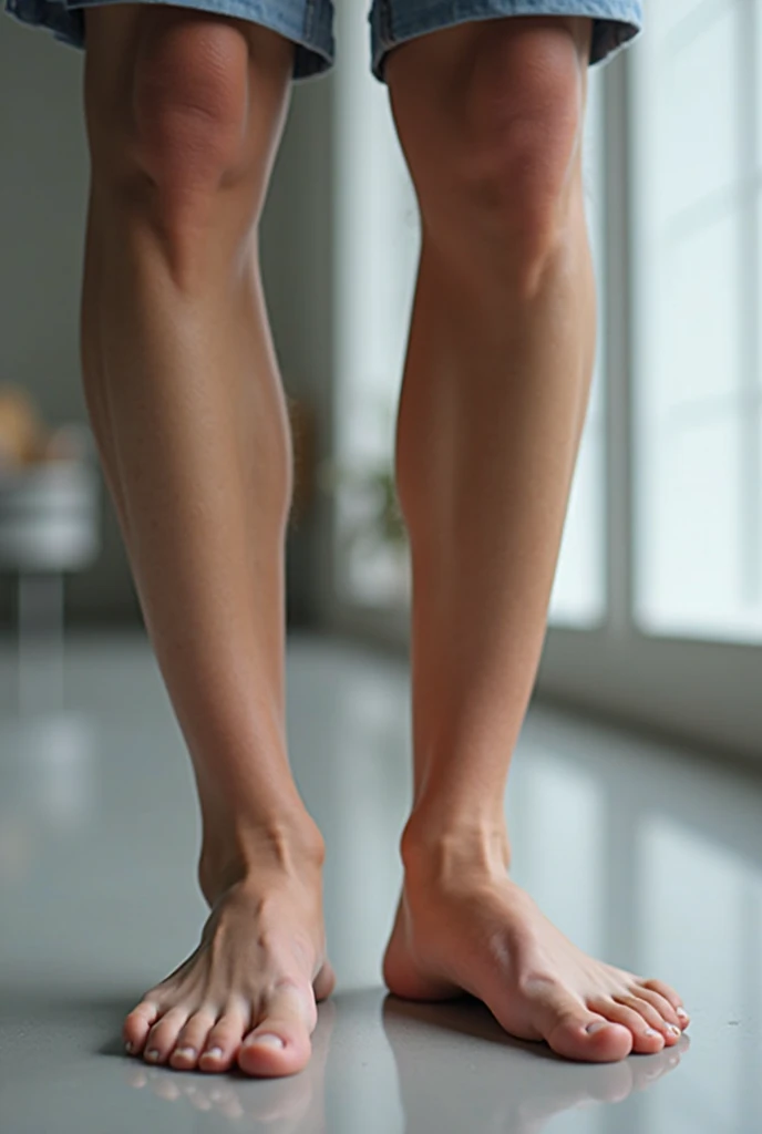 <lora:RealFeet:1>, RAW photo, (back view:1.2) of woman legs and feet, on tiptoes, RealFeets, natural toes, (high detailed skin:1.2), (8k uhd:1.2), dslr, soft lighting, high quality, film grain, Fujifilm XT3