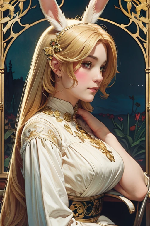 1girl, beautiful teenage girl, beautiful 13 year old girl, very small breasts, long wavy white hair, thin jaw, large white sash covering breasts, golden decorations, portrait, oil painting, realistic proportions, intricate, intricate details, sharp focus, beautiful female body, classical painting, outside, greek temple