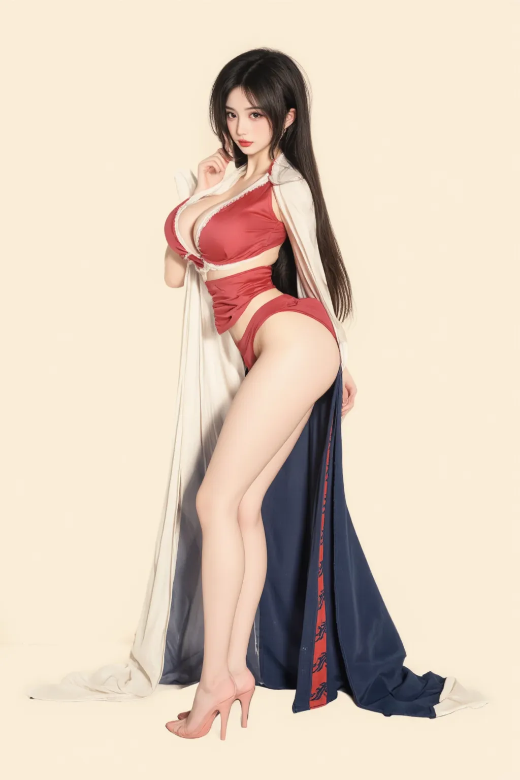 (best quality, ultra-detailed, realistic:1.37),portrait,voluptuous woman,flower,tight dress, Random dress color, passionate look,large buttocks,vibrant colors,soft lighting, standing, full body view, extreme tall, long legs, very tall, tall, 