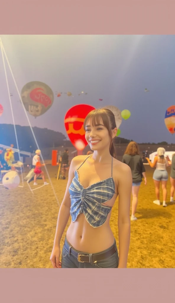 A beautiful android 18, beautiful Japanese face, huge eyes, dragon ball, blonde short hair, holding huge glowing dragon ball in front, high detail face, high detail skin, muscle definition, skinny, small waist, small hip, broken torn black clothing, torn shirt:1.5, ripped clothes, burnt denim sleeveless jacket, exposing huge saggy breasts, gigantic saggy breasts, visible large nipples, vagina, slim skinny, small waist:1.3, high resolution, photo-realistic,