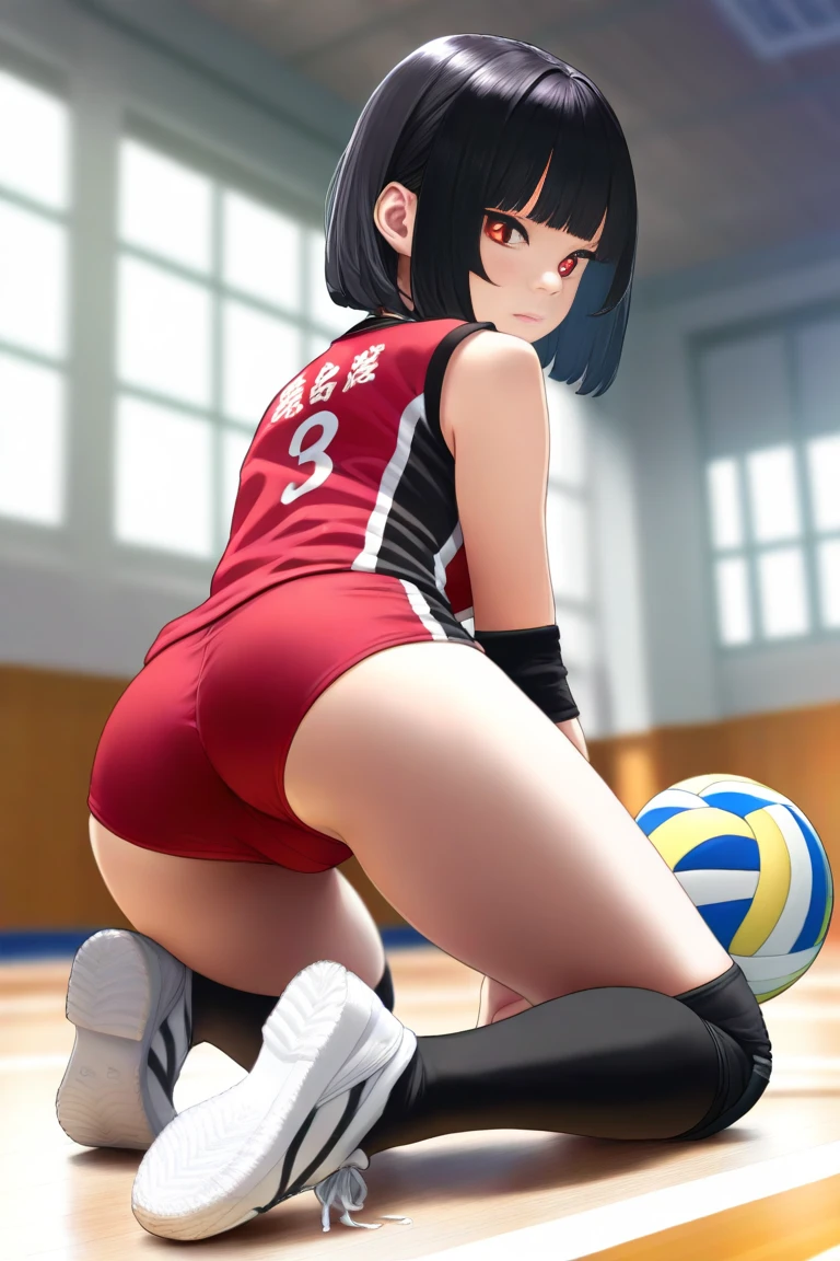 pieces fly、masterpiece、highest quality、Super detailed、High resolution、High resolution、8K portrait、Unity 8k壁紙のHigh resolutionCG、unity 8k wallpaper、cute type little:1.5、:1.5、Highly detailed CG unity 8k wallpaper、realistic、real person、cute type little、 portrait photography、shiny skin、High resolution、(16 years old:1.2)、(1 girl)、beautiful clear eyes、very detailed explanation、delicate face、nice lips、slender body、Same with big breasts thin waist、thin legs、(volleyball court gymnasium:1.6)、1 girl, cute type, perfect face, seriously, (blush:1.5),((There are a lot of people nearby:1.4))Same with big breasts,((volleyball uniform:1.2)),(((clothing lift:1.5))), (((I have nipples)))、Detailed description vagina,show vagina,spread legs,spread ,((cum in vaginas:1.4))、(think back:1.5)、(close up cat:1.4)