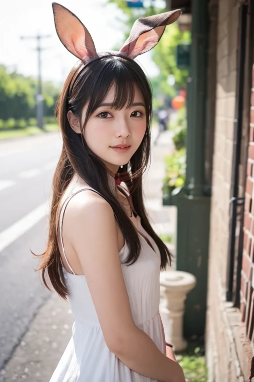 (masterpiece, Highest quality:1.2), 8k, Full nudityの, 85mm, Official Art, RAW Photos, スーパースリムなスレンダーbeautiful girl, (When I flipped up my white shirt、I can see your beautiful breasts.上Half BodyFull nudity:1.8)、Short sleeveの白シャツ、Show me your ears、Naked photoshoot、Full nudity, Cute Face, close, Half Body, Biolace, Gardenia, beautiful girl, , Thighs, Short sleeve, Standing on the station platform, Looking at the audience, No makeup, (Face with a wry smile), Film Grain, chromatic aberration, Sharp focus, Face Light, Bright lighting, 10 generations, Detailed face, Background blur, (Dark red tie:1.1)、((((((Small waist))))))、((((((の美しい美乳のFull nudity女子高生)))))、The wind is blowing hard、Hair fluttering