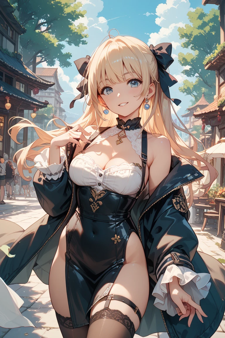 最high quality、best image quality、masterpiece、teenage girl((18-year-old、 By becoming、vest bust、medium bust,wide open breast tea、black eye, blonde、long hair、thin,highest valley、cute makeup、Infidelity rot、NSFW(Completely naked、open the thighs))),high quality、beautiful art、background((City of night、rain)),debris flies、Depth of written boundary、movie、visual art、perfect art、8K,genuine