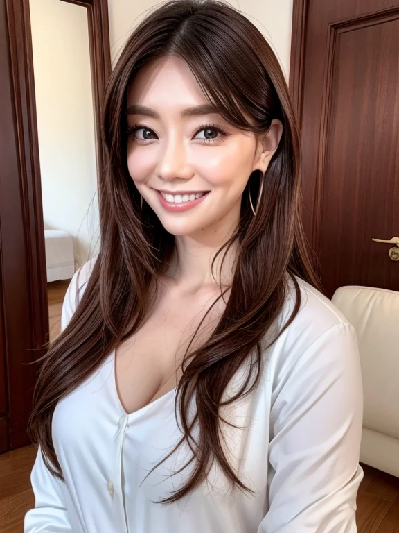 (8k、RAW Photography、top-quality、​masterpiece:1.2)、The ultra-detailliert、Hyper-Resolution、(realisitic、photos realistic:1.37)、portlate、High detail RAW color photos、you just advanced to level 3!professional photograpy、highly detailed and beautiful、ighly detailed、8k wallpaper、Amazingly detailed、huge filesize、Official Art、the Extremely Detailed CG Unity 8K Wallpapers、Very detailed beautiful girl、extra detailed face、extremely detailed eye、highlydetailed skin、 extremely detailed fingers, highly detailed nose, highly detail mouth, perfect anatomia, highly detailed back ground, Very detailed clothes, 1girl in, (20:1.2), in her 20s, Cute little girl s, Realistic body, 小柄, fair white skin, glistning skin, slim body, handsome body, A dark-haired, shorth hair, (bangss:1.2), a smile, cute little, zora々Right, cute  face, lifelike face, Delicat eyes, drooing eyes, an lingerie, see -through, 耳Nipple Ring, looking at the viewers, facing the front there、Standing posture、Contrapo、动态照明、very Bigger breasts、pores、Hair growth、bodyhair、White ribbon、eye glass、full body photographed、Looking at the camera、Erotic face、smil、