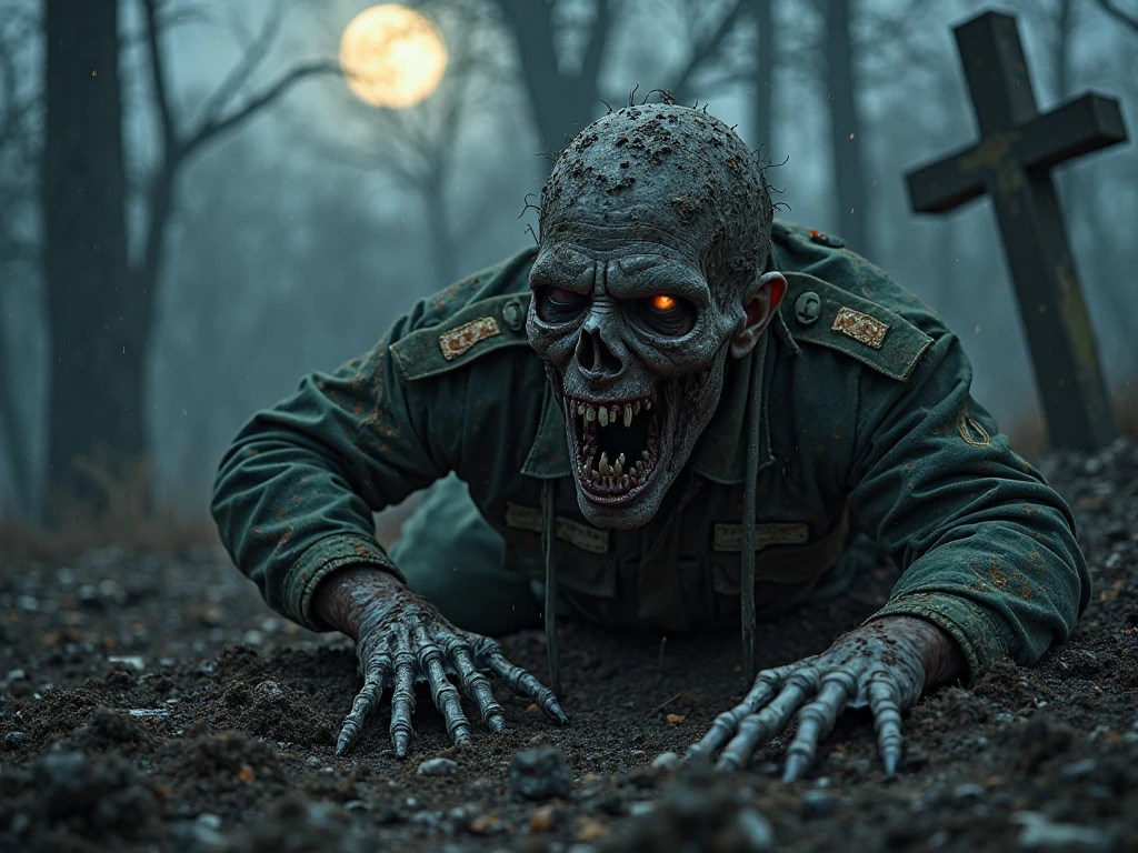 (horror corporal:1.4),zombi