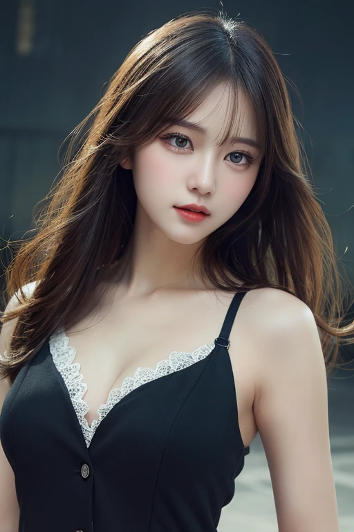(8k, Ultra-high resolution, The best masterpiece, best quality:1.2), Very detailed, Complete Solution, (actual, actual photo: 1.37), Half Body, focus on eyes, HD RAW photos, career arrest, High quality and beautiful, 超高清 8k 影像照片, Volumetric lighting, Soft Light, confess, Professional photography, Very detailed的美麗女孩, Super delicate face shape, Contoured eyes, (Very detailed eyes), Precisely shaped nose, expressive lips, Delicate skin, (HD Skin:1.2), Neatly contoured fingers, Every feature is carefully displayed, a story, (20:1.2), Twenty generations, cute girl, young mother, Beautiful mature lady, brown hair, long, straight hair, sparkling amber eyes, red lips, Eye makeup, Cleavage, Wear a bikini, Thin straps, Sweaty, outdoor, holiday, outdoor音樂會, outdoor音樂會舞台, excited, Revel and revel, watch a show, (crowd in the background:1.4), perfect anatomy, Detailed background, HD background without blur, particle, actual, stunning details, 8k Ultra HD, high quality, CG unity, C4D Rendering, 3D Rendering